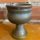 Calice chope ancienne strehla grès gris gdr germany vintage