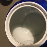 Blue teapot with white polka dots 1957