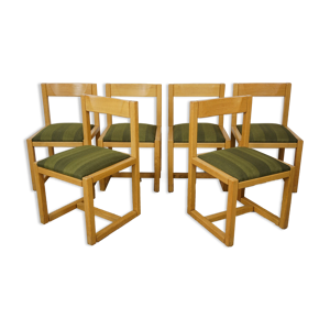 Suite de 6 chaises modernistes