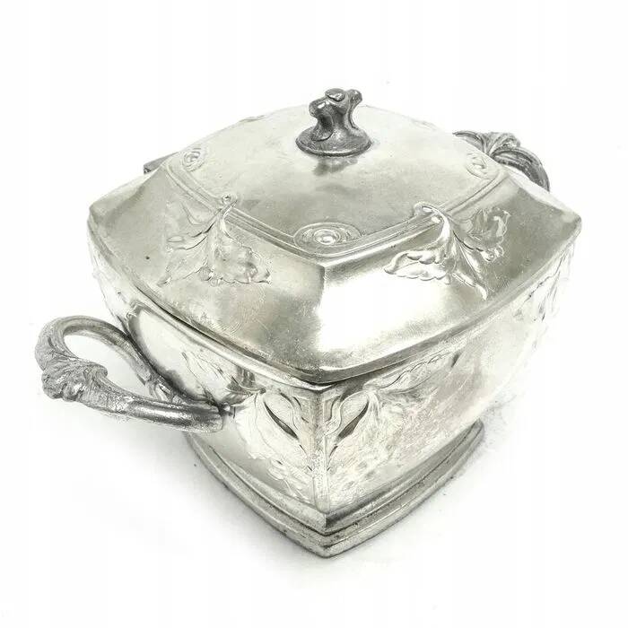 R2C Brothers Buch Sugar Bowl in Art Nouveau Style