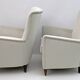 Pair of Gio Ponti Style Mid-Century Modern Italian Velvet Armchairs for Isa