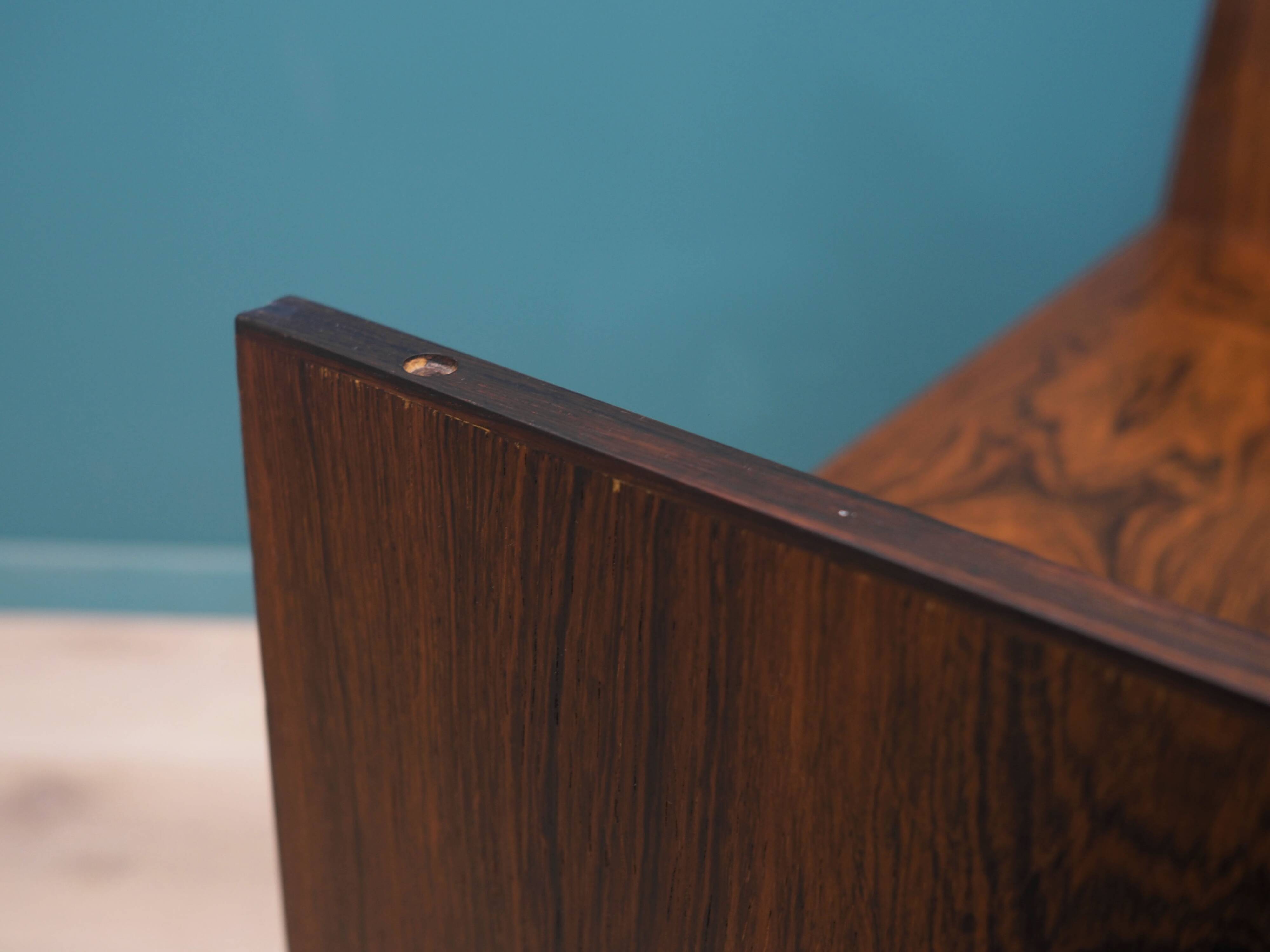 2 Danish rosewood floor-standing shelves, 1970s