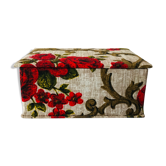 Boîte des années 1950 en tissu