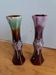 Vallauris flamed soliflore vases