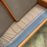 Vintage orange sofa bed