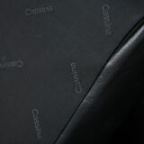 Bull sofa in grey leather by Gianfranco Frattini for Cassina 1987