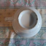 Brulot cup with porcelain chocolate 19th