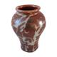 Ceramic vase handmade stoneware 60-70s signed