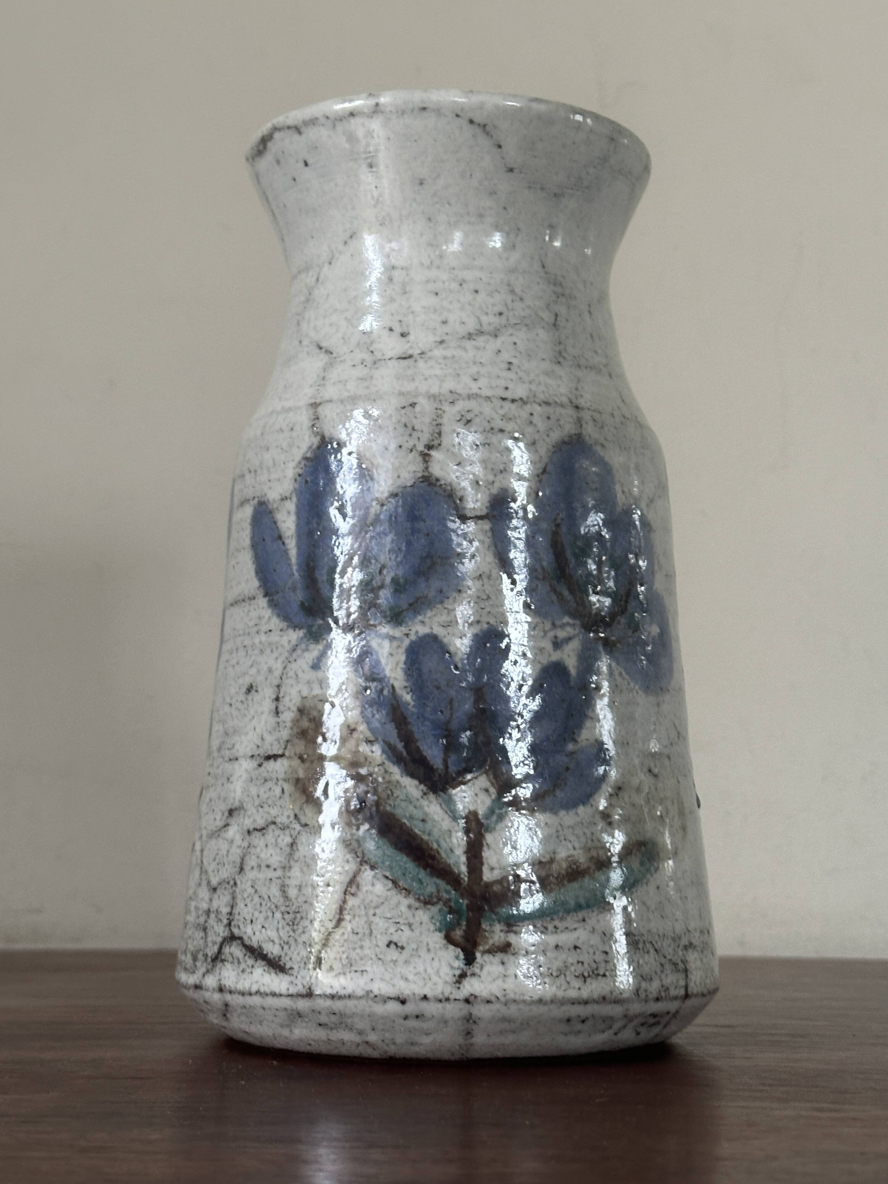 Vase céramique Gustave Raynaud vintage années 60