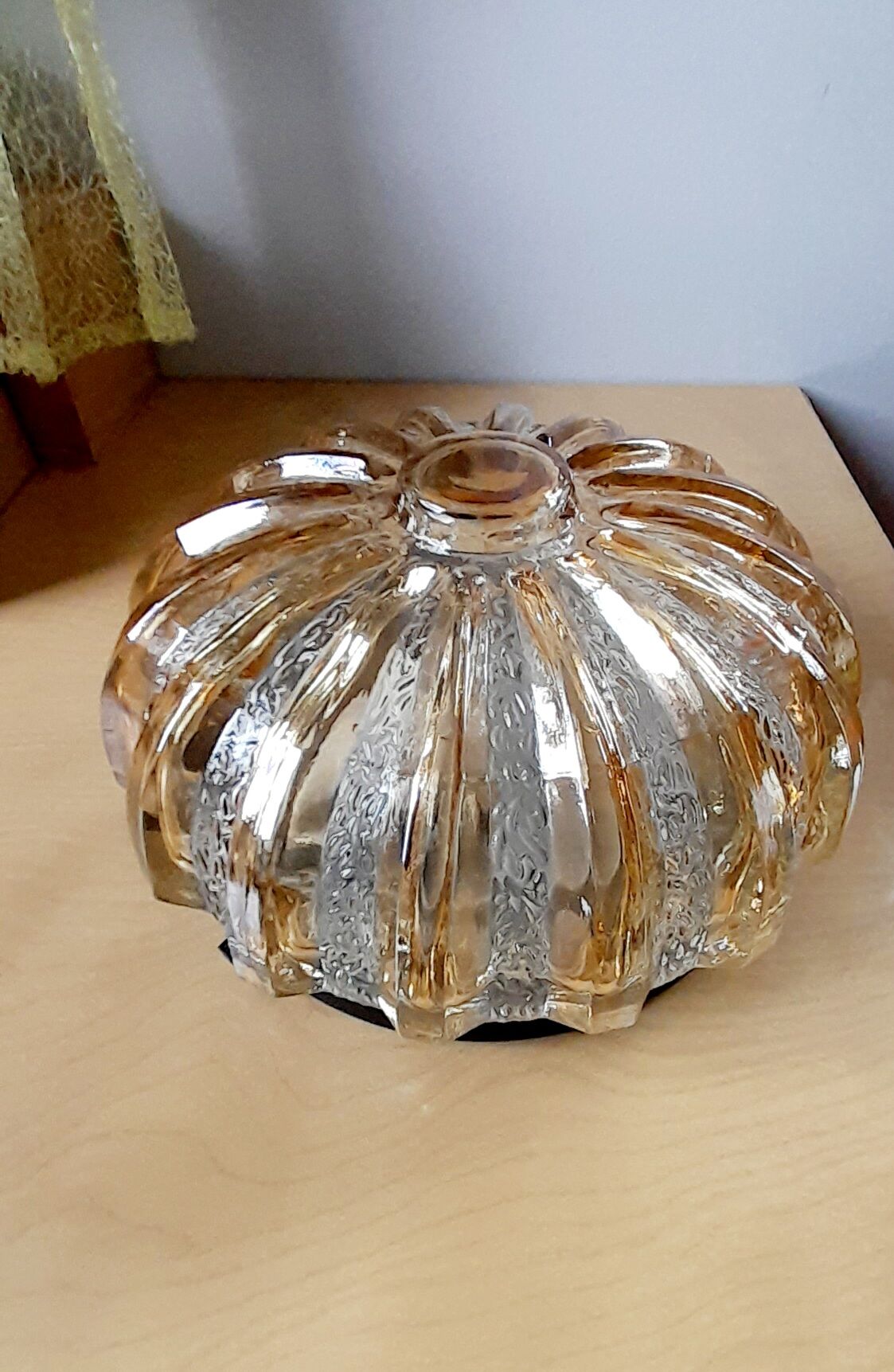 Round wall lamp jelly fish 60s.