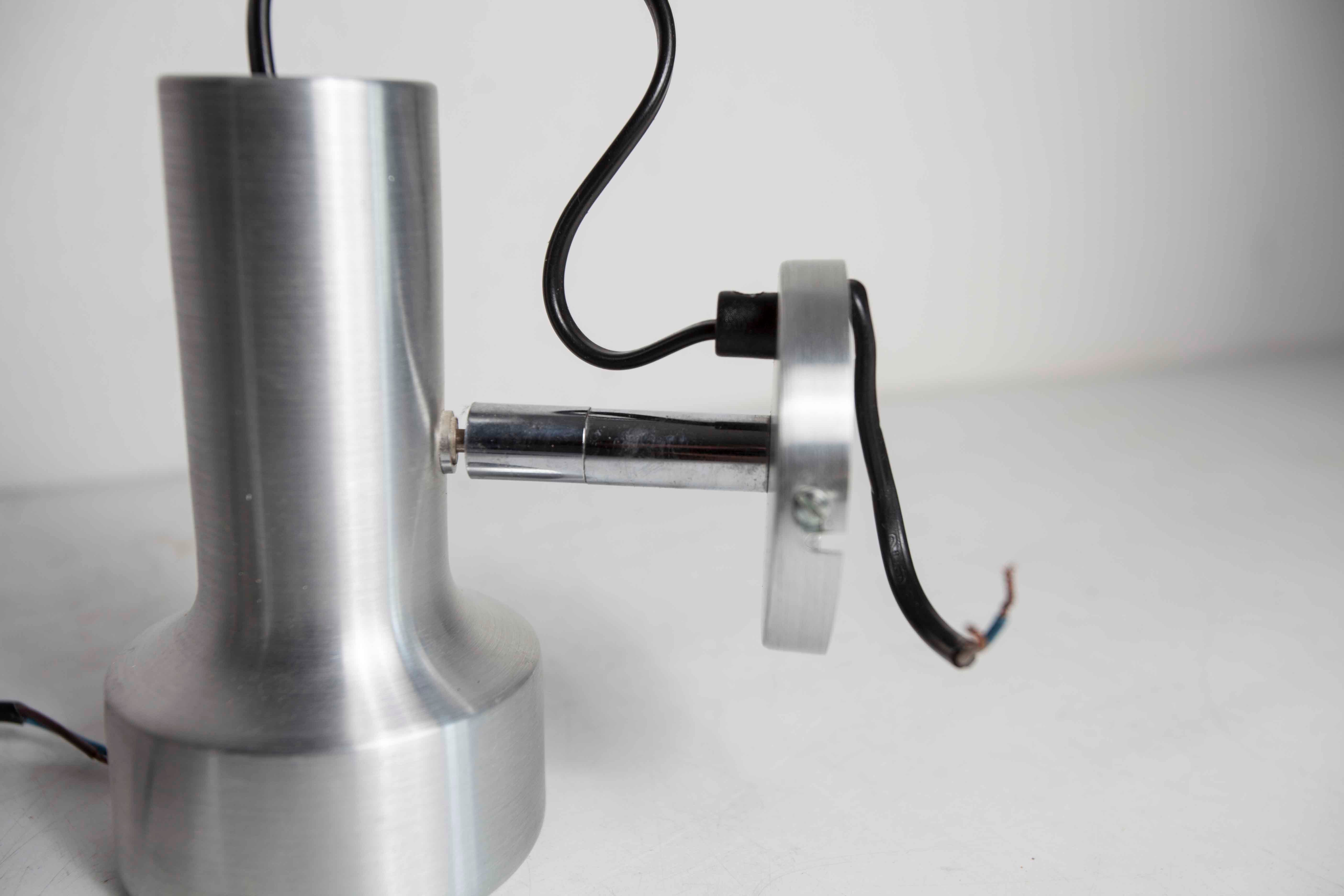 Pair of wall lamps SCE 1970 aluminium ref 2312