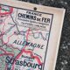 Old map France Chemins de fer Lablache.