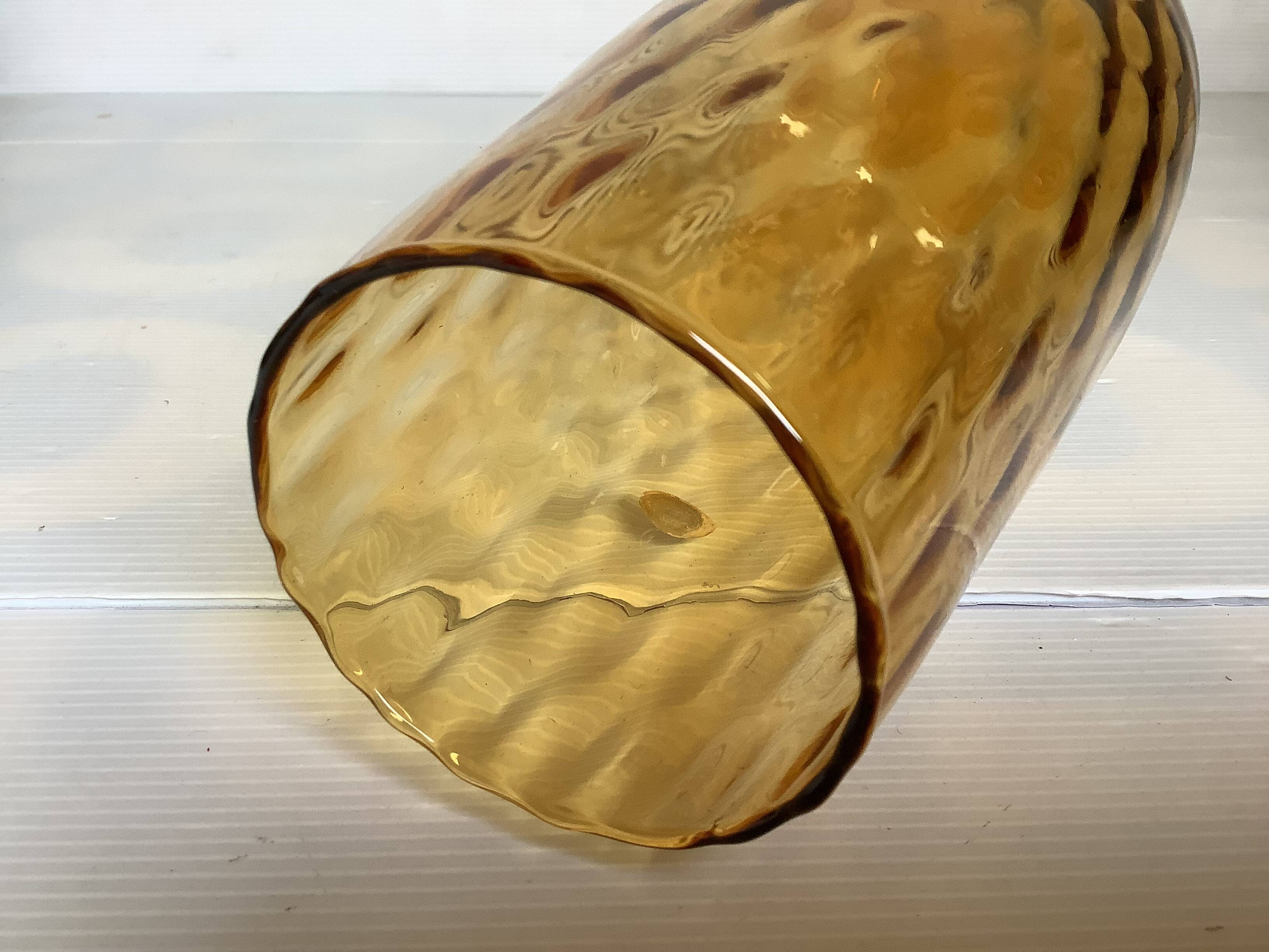 Asymmetrical Empoli vase Made in Italy