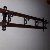 Wall coat rack hooks art deco 1930
