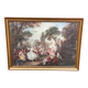 Tableau vintage impression avec cadre doré 73x53cm