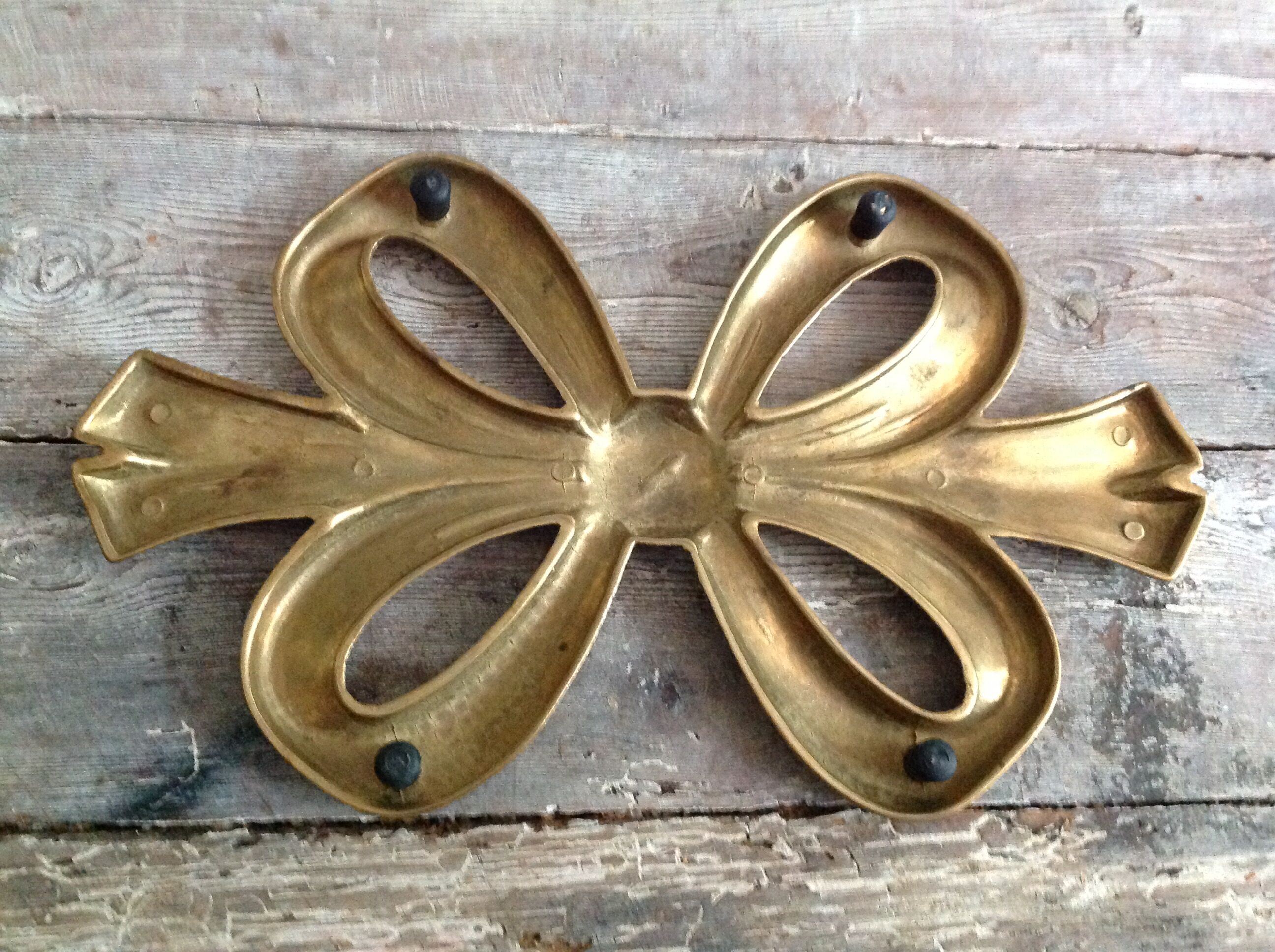 Brass underside