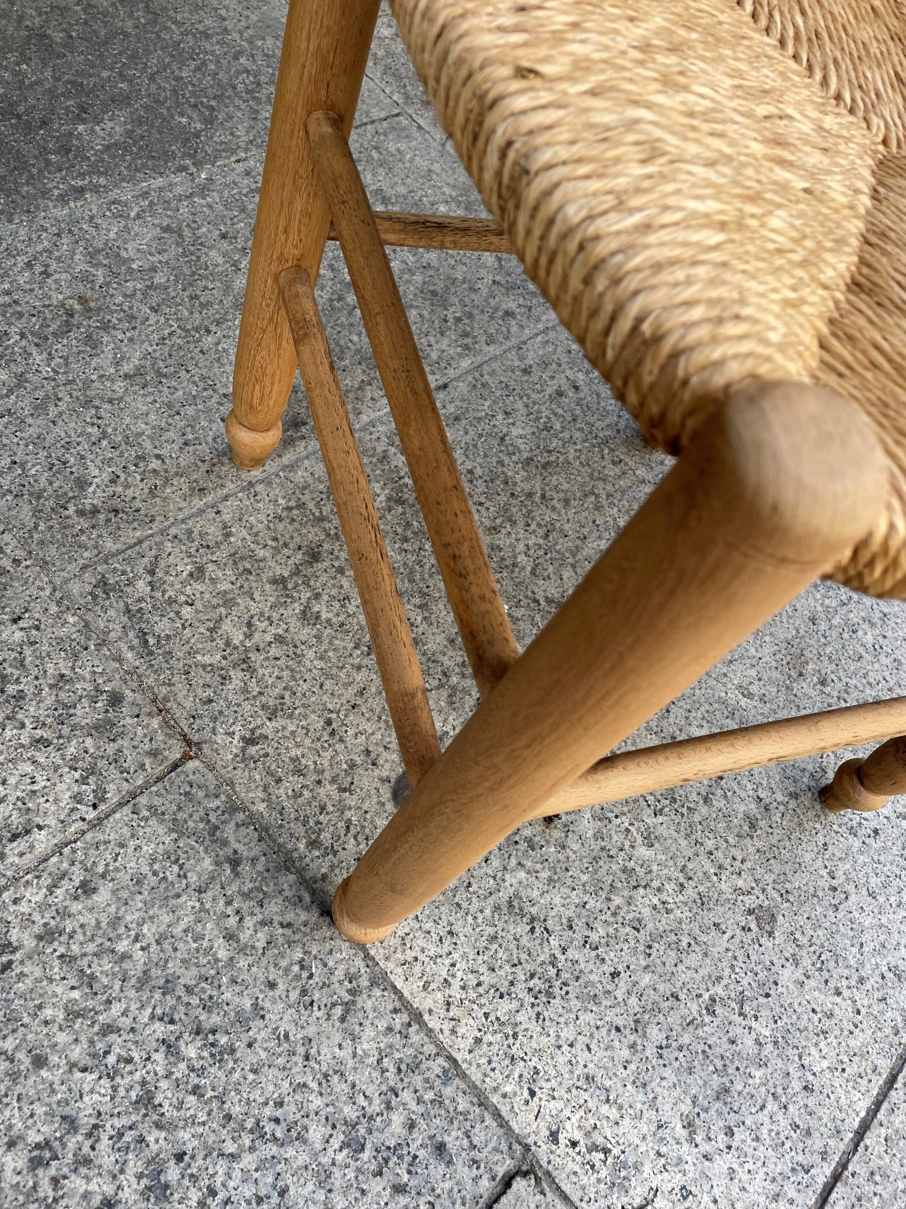 Pair of vintage brutalist chairs