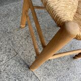 Pair of vintage brutalist chairs