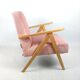 Products Vintage Pink like Var B310 Armchair, 1970s