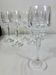 6 verres à vin en cristal véritable taillé main – Vintage