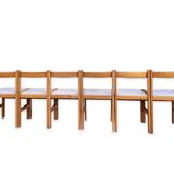 Ensemble de 6 chaises de cuisine italiennes, 1960