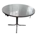 Vintage round table chrome legs