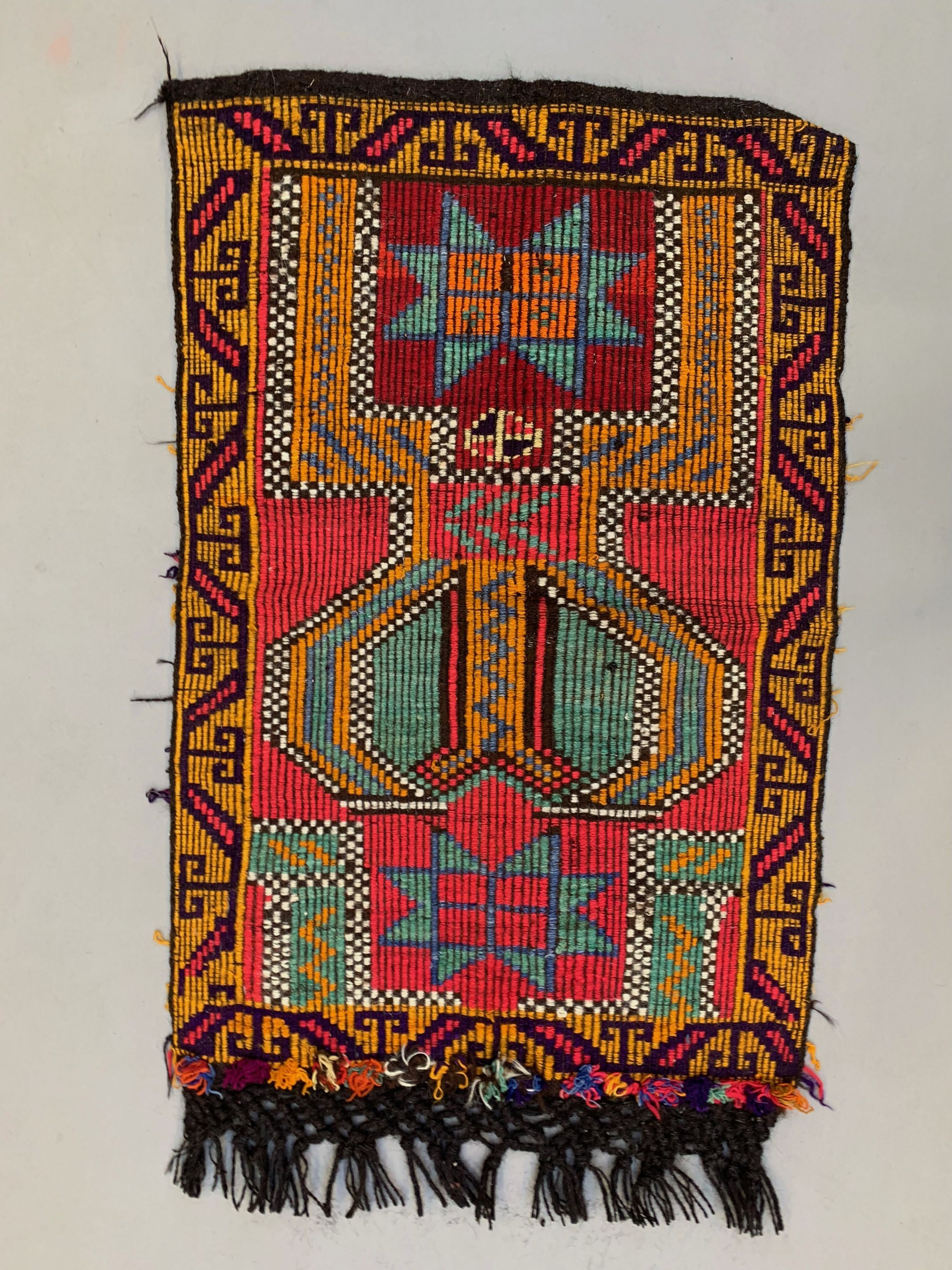 Small Vintage Turkish Kilim Rug 126x75 cm Wool Kelim