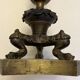 Paire de flambeaux anciens en bronze
