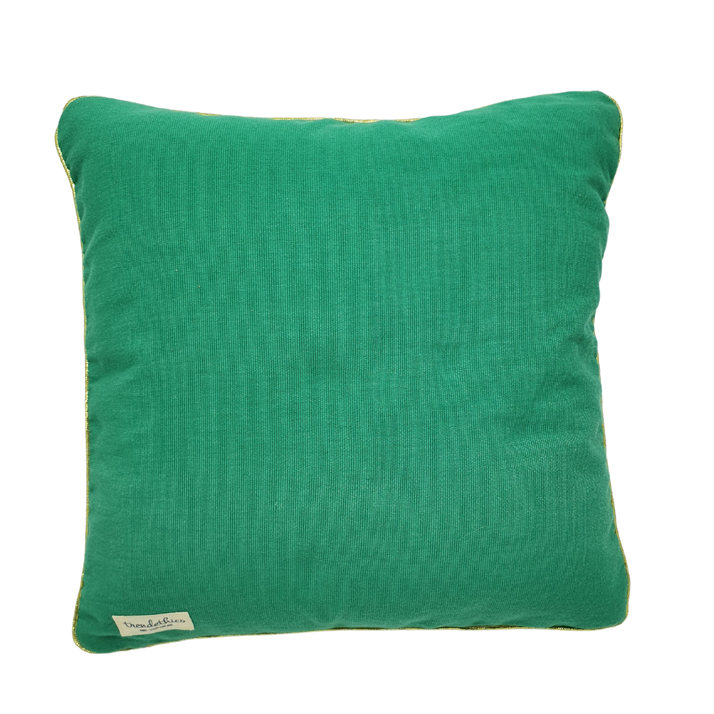 Green cushion Boni 40x40