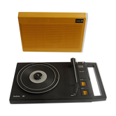 Tourne disque électrophone radiola 100 orange des années 70