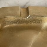 Cendrier carré en laiton vintage