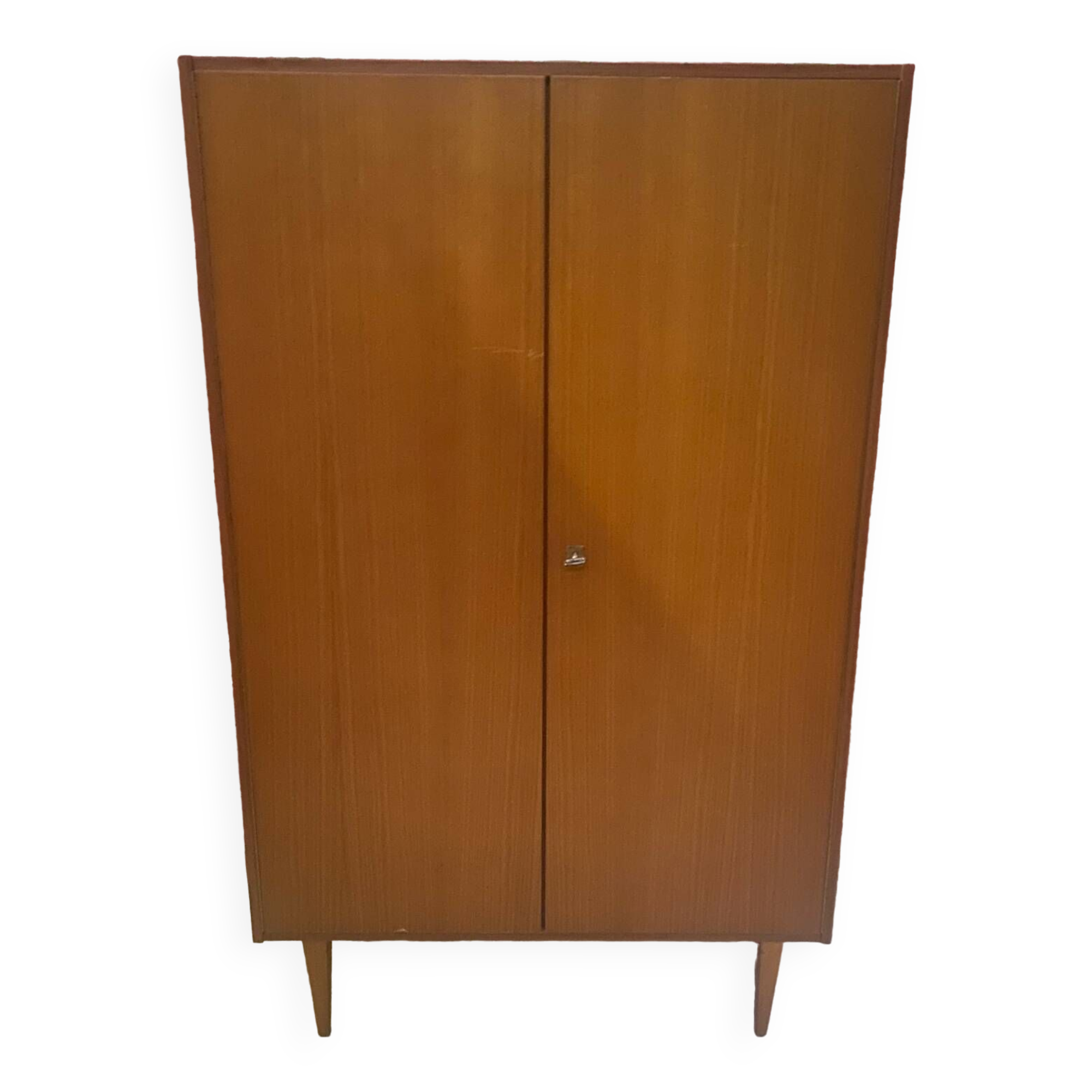 Vintage 50s wardrobe with 4 shelves