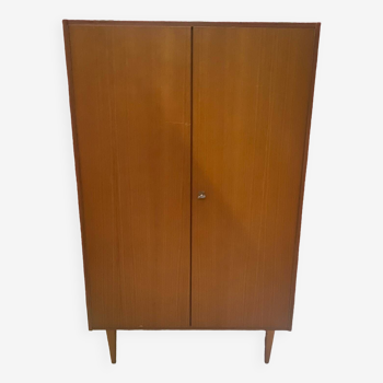 Vintage 50s wardrobe with 4 shelves