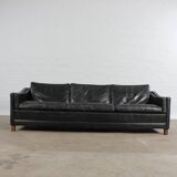 Vintage Sofa Mid Century Leder Danish Design 60er 70er