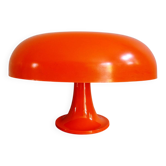 Nesso lamp, orange fibreglass, Giancarlo Mattioli, Artemide, 1960