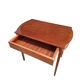 Table basse Mid-Century Modern des années 60 en bois précieux, design vintage.