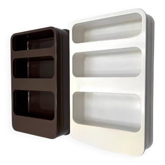 Étagères murales Plastra, design français des années 70