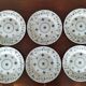6 English dinner plates, Scandinavian decor