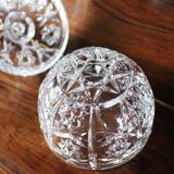 Sweeten Candy glass chiseled flowers