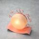 Mid-Century Intricate Italian Pink Wall Lamp, 1960s