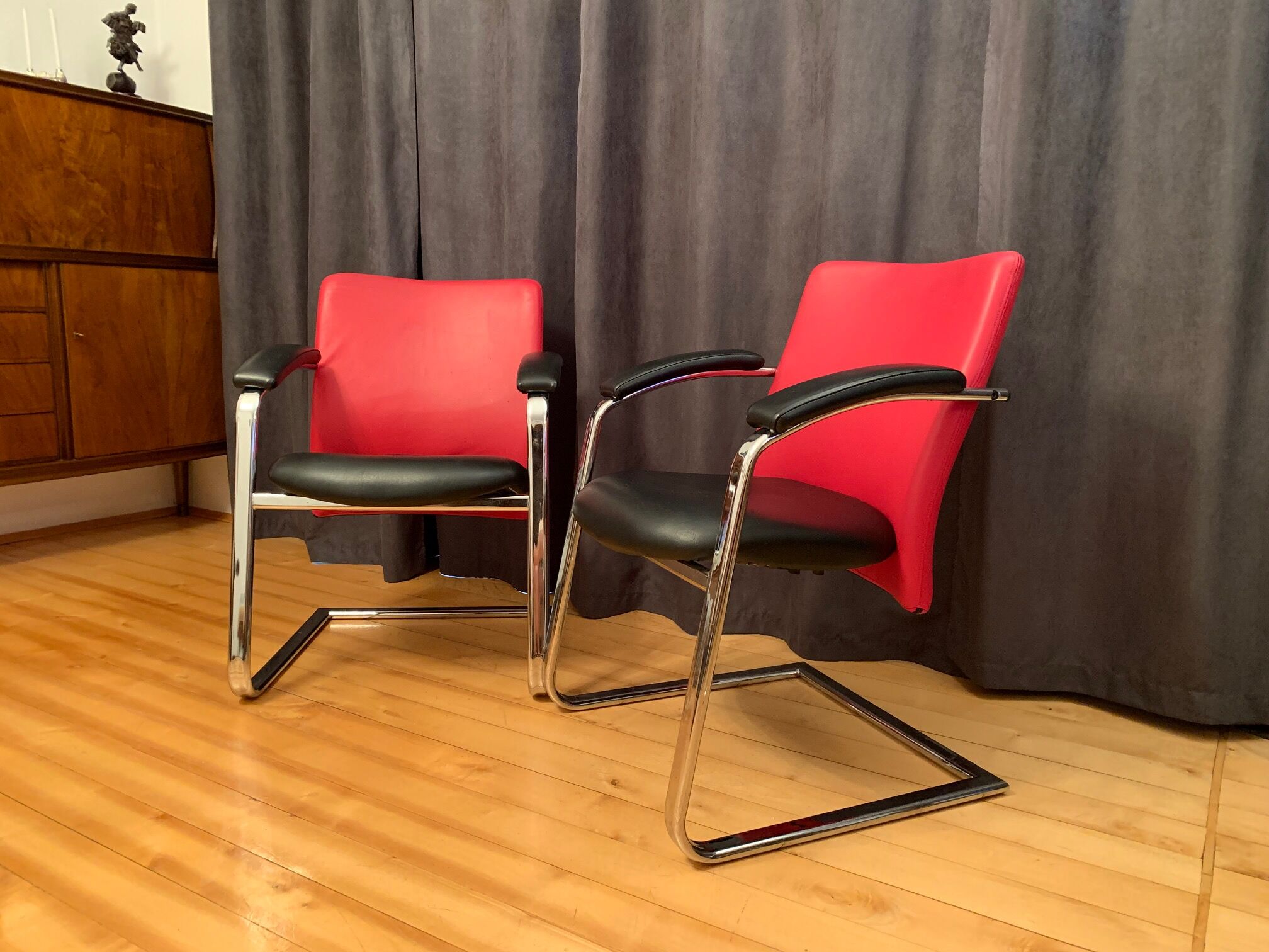 Pair of Löffler armchairs, Germany