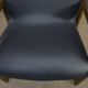 Leather and beech armchair Vintage 1970