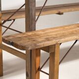 Outdoor table and bench set (c.1950)