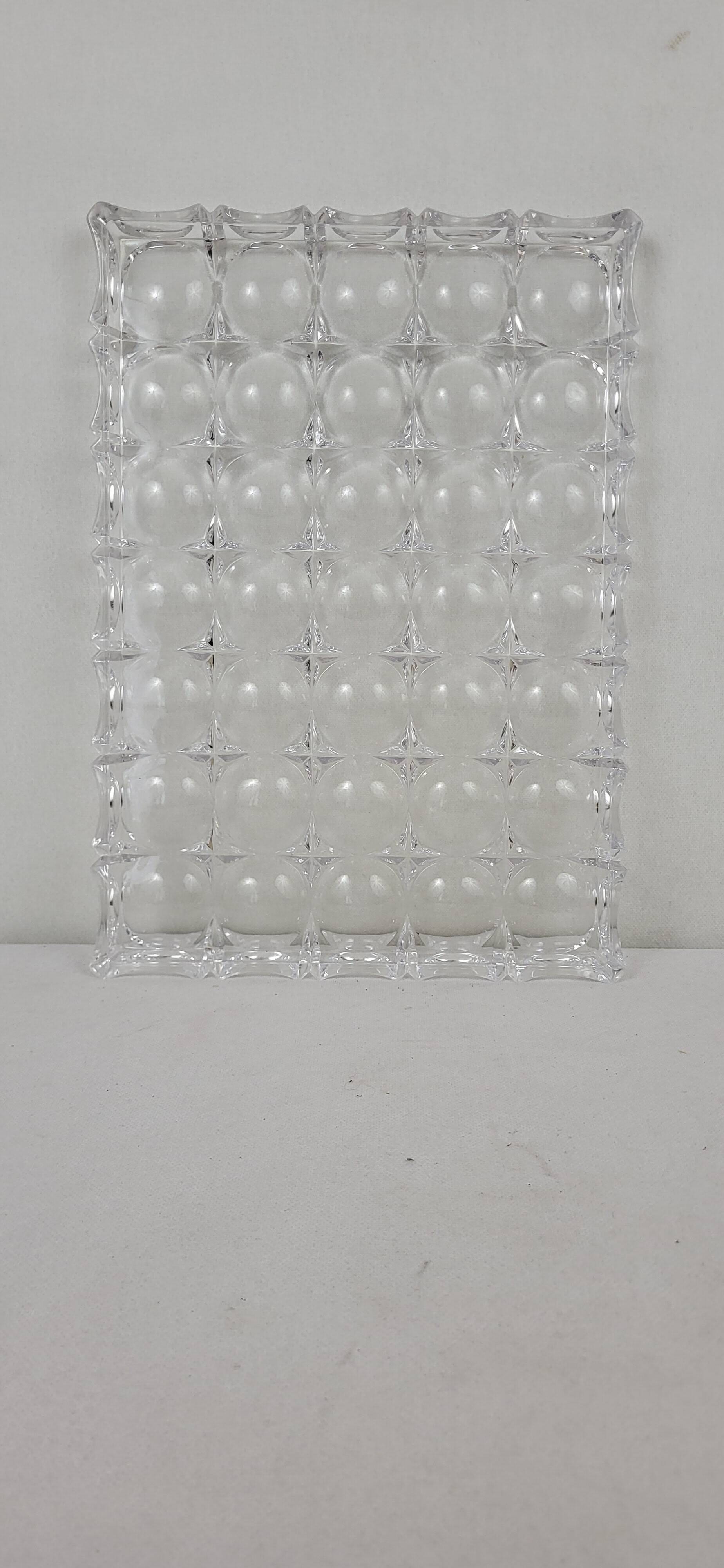 Imitation crystal tray 1970's