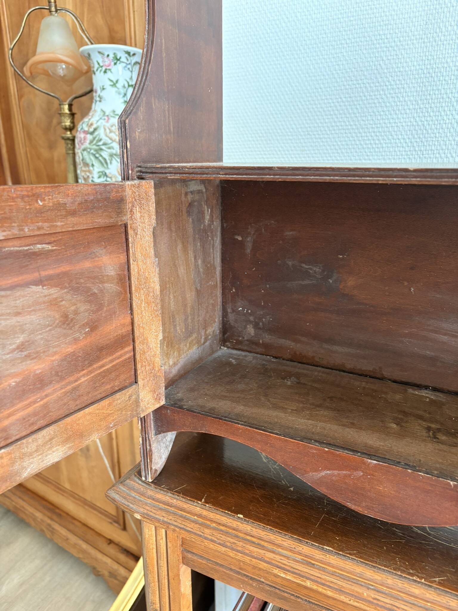 Wall Shelf Storage Furniture Wood Kitchen Art Deco Popular 1930s