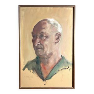 Tableau huile HSP portrait
