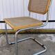 Chaise modèle B32 en cannage et acier chromé Marcel Breuer, ca 1970