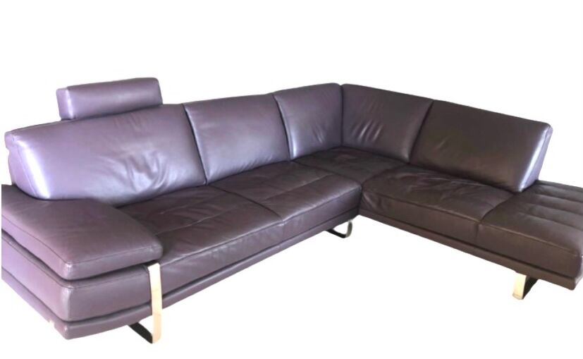 Bo Concept leather corner sofa