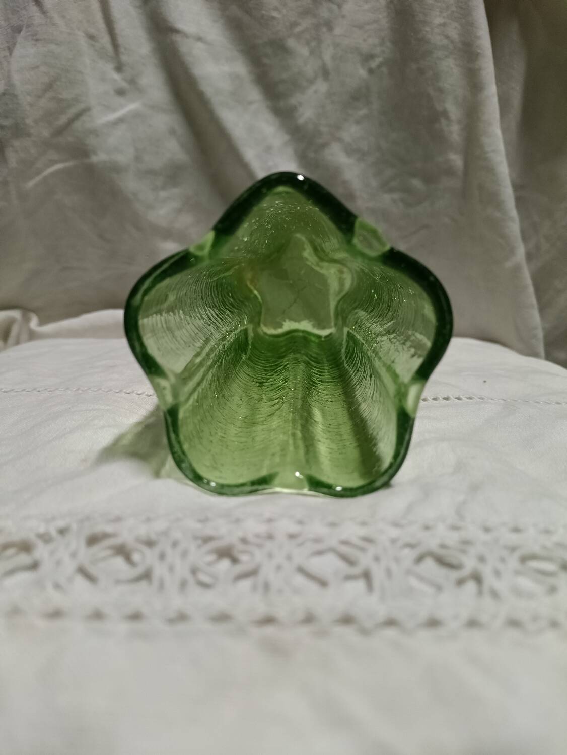 Viennese blown glass vase