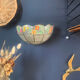 Applique nacre et laiton